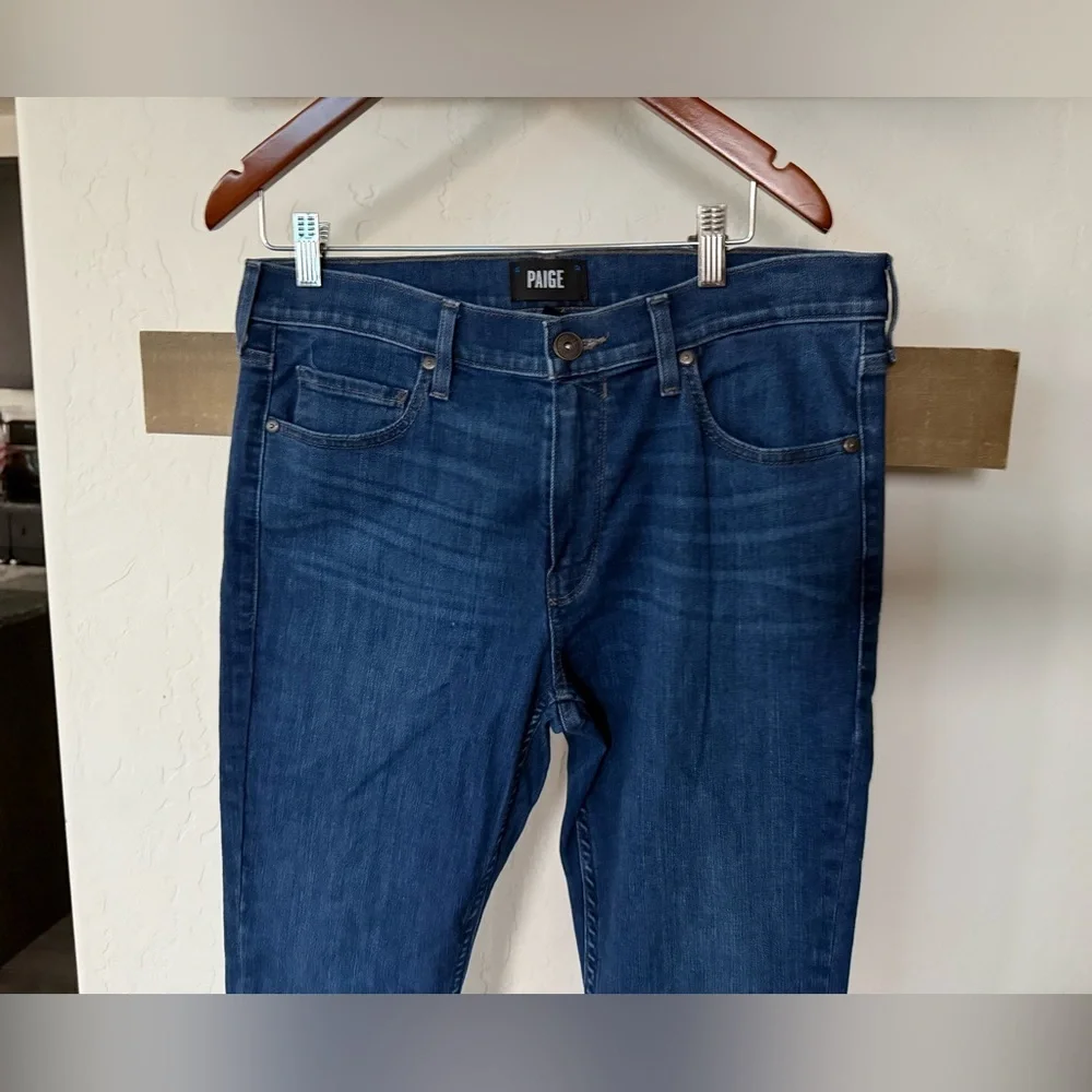 PAIGE|Women’s Dark Blue Skinny Jeans (no distressing) size 33•••closet staple - Picture 2 of 13